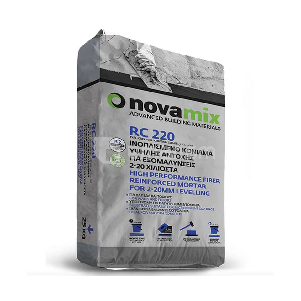 შემავსებელი ცემენტოვანი მასალა RC 220 ნაცრისფერი  25კგ