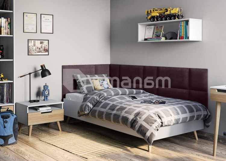 კედლის რბილი პანელი VOX Profile Regular 3 30x30 სმ. ვარდისფერი