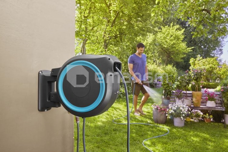 კოჭა შლანგით Gardena RollUp M 25 მ