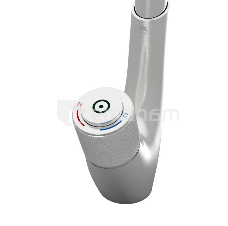 სამზარეულოს ონკანი Rubineta Swan-33 chrome ჯოისტიკით