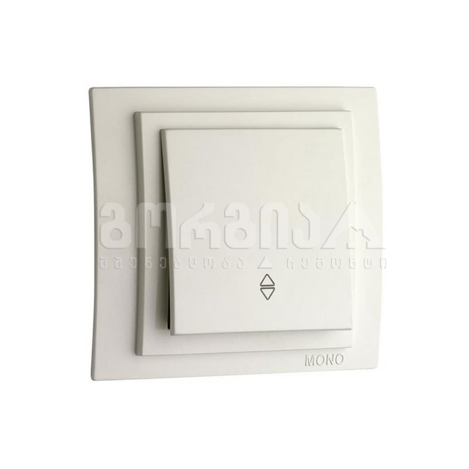 ჩამრთველი რევერსი ერთიანი LARISSA კრემისფერი -103-171725-109