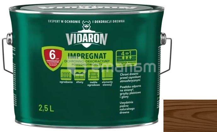 გასაჟღენთი ხის Vidaron Impregnat 2.5 ლ V08 სამეფო პალისანდრი