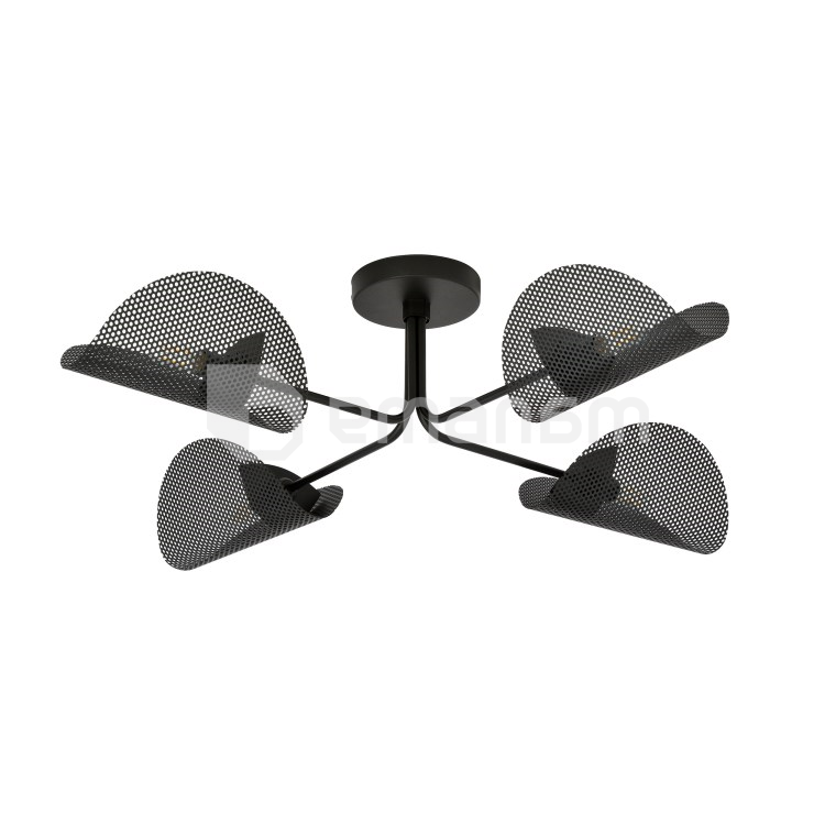 ჭაღი EMIBIG GOMEZ 4 E14 4x MAX 40W შავი