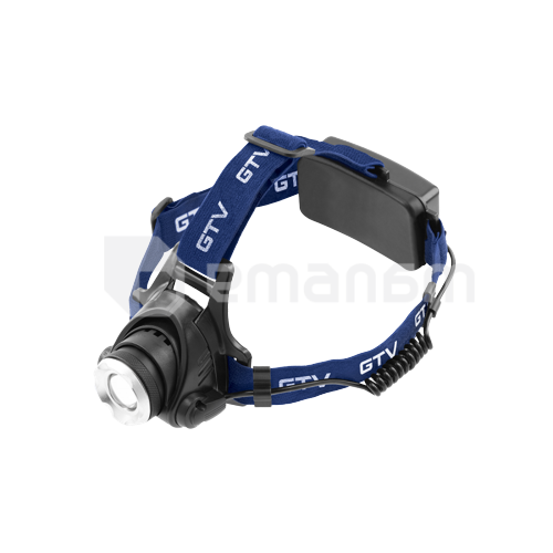 ფანარი თავზე გასაკეთებელი GTV LED 2 AAA 6W 350lm 6400K 275m IP44 შავი