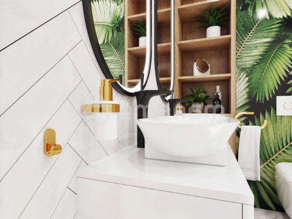 თხევადი საპნის დისპენსერი Bisk Nature Gold