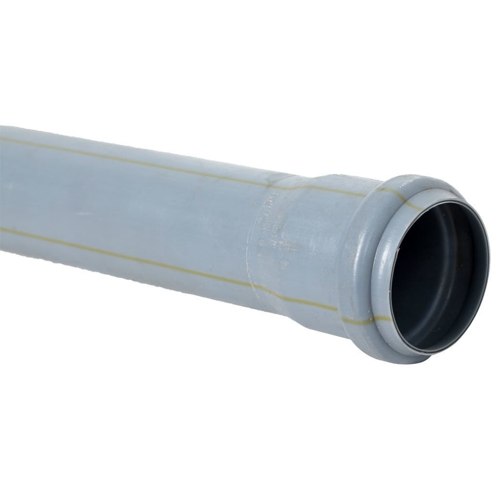 საკანალიზაციო მილი PP D50x1000 (1.8) Deryaplastik