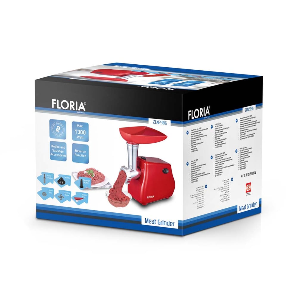 ხორცსაკეპი FLORIA ZLN2387 RED
