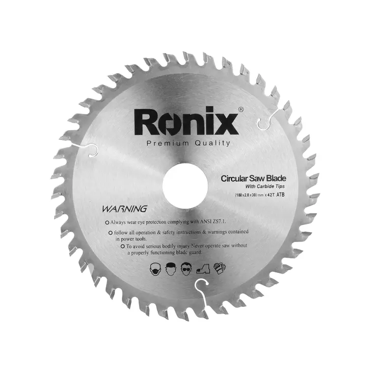 ცირკულარული ხერხის დისკი ATB 42T Ronix RH-5102, 180მმ