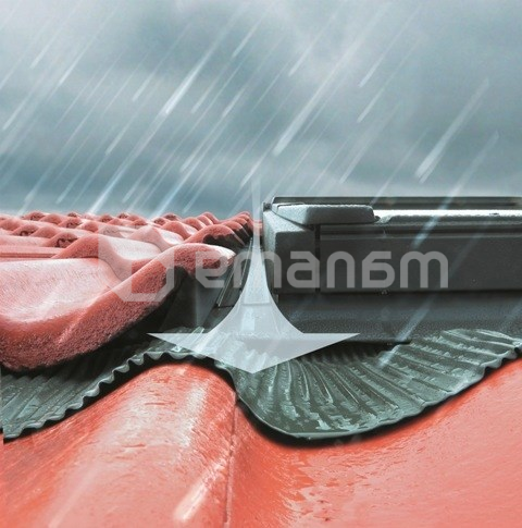 შემაერთებელი ჩარჩო პროფილირებული გადახურვისთვის Fakro Skylite-Z 66x98 სმ