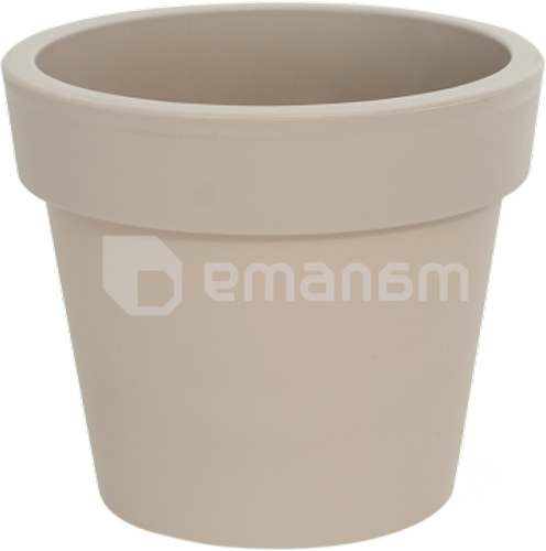 პლასტმასის ქოთანი Aleana Gamma 26x22სმ კაკაო 7 L