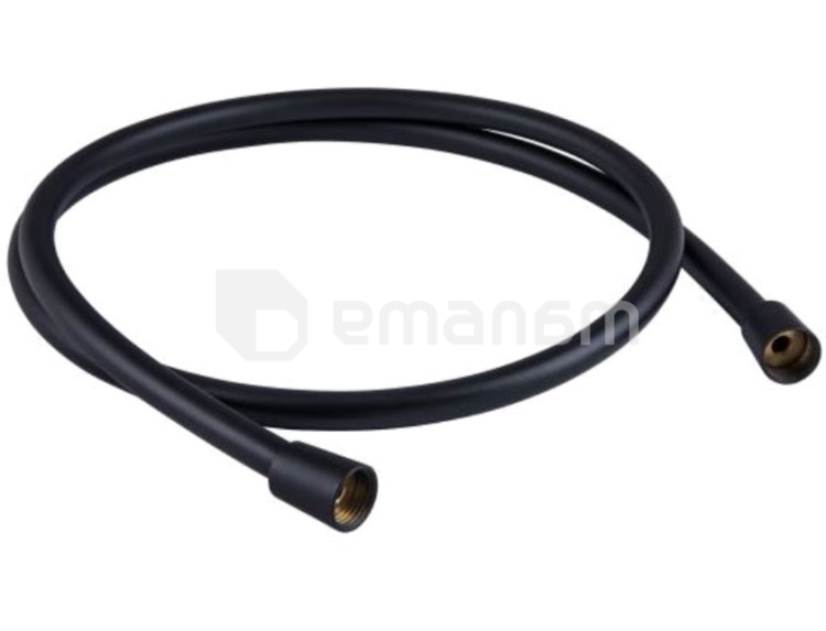 შლანგი საშხაპე Rubineta შავი 150cm