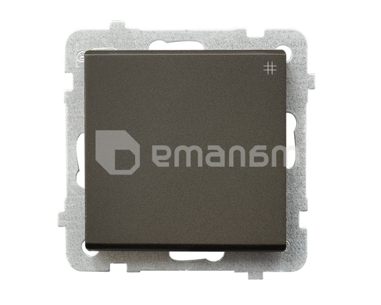 ჩამრთველი ჯვარედინი ჩარჩოს გარეშე Ospel Sonata შოკოლადის მეტალიკი