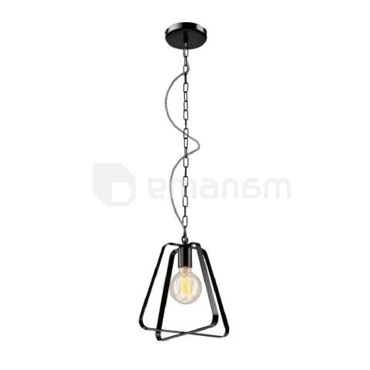 საკიდი Lamkur RICCARDO LM 1.95 Black 1xE27 60W