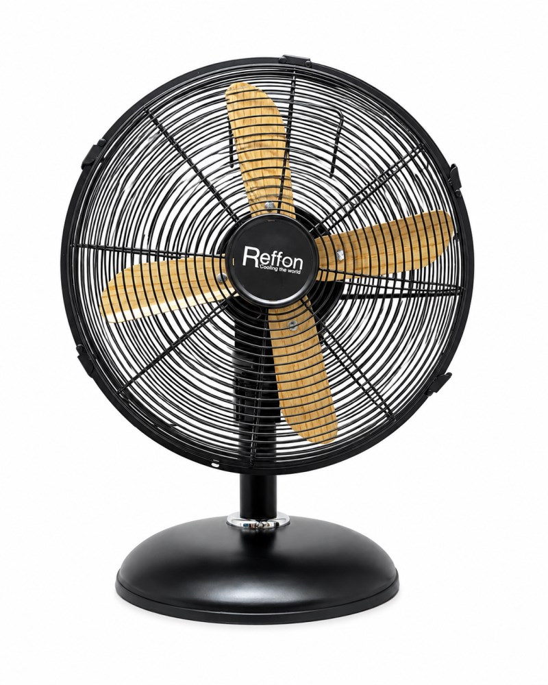 მაგიდის ვენტილატორი Reffon FT-30M 40W ხის შავი