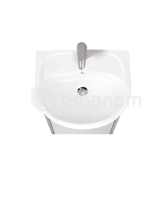 აბაზანის ტუმბო ხელსაბნით Nice Loft 50 grey/white Solo 50 სმ