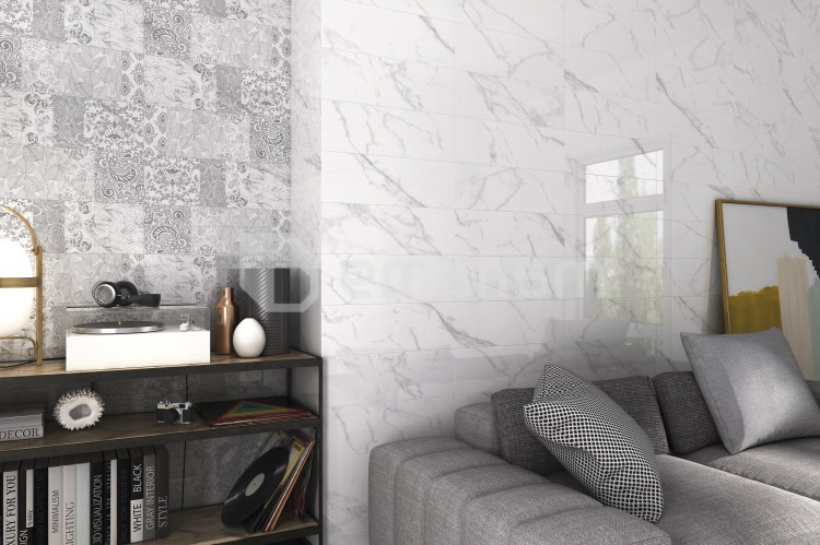 კაფელი Emotion ceramics PR MEMORY DECOR BLANCO BRILLO PRI. 20x60