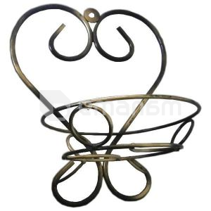 სადგამი დეკორატიული ქოთნების ჭედური კედლის (1 გული)