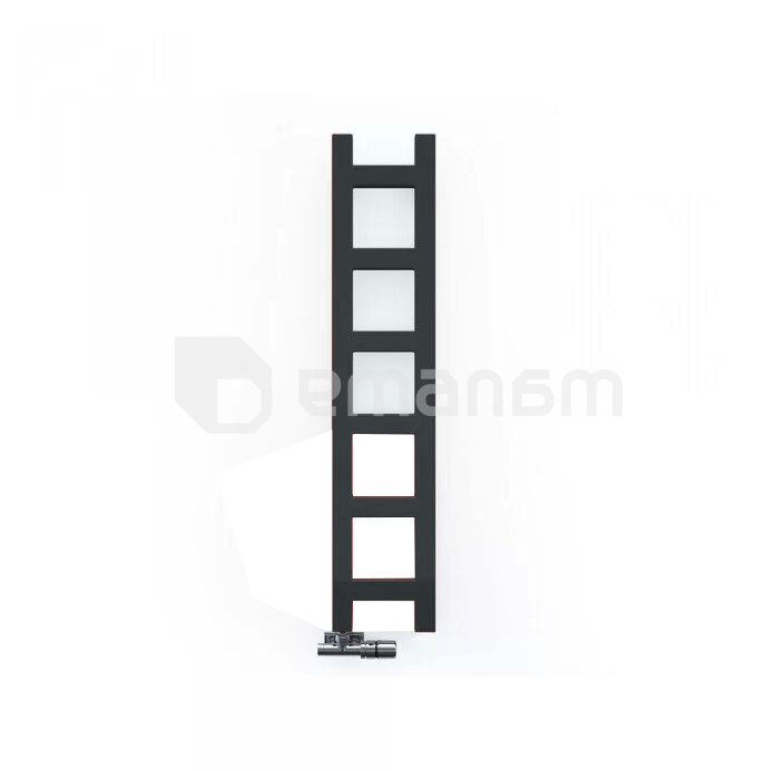 დეკორატიული საშრობი Terma EASY ნაცრისფერი Ral 7012 Soft (SX) 960/200