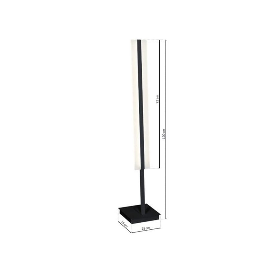 ტორშერი Milagro RAY LED 36W 4000K 2520Lm შავი თეთრი