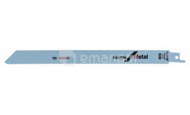 ელექტროხერხის პირი ლითონისთვის Bosch S1122BF 225 მმ 5 ც (2608656019)