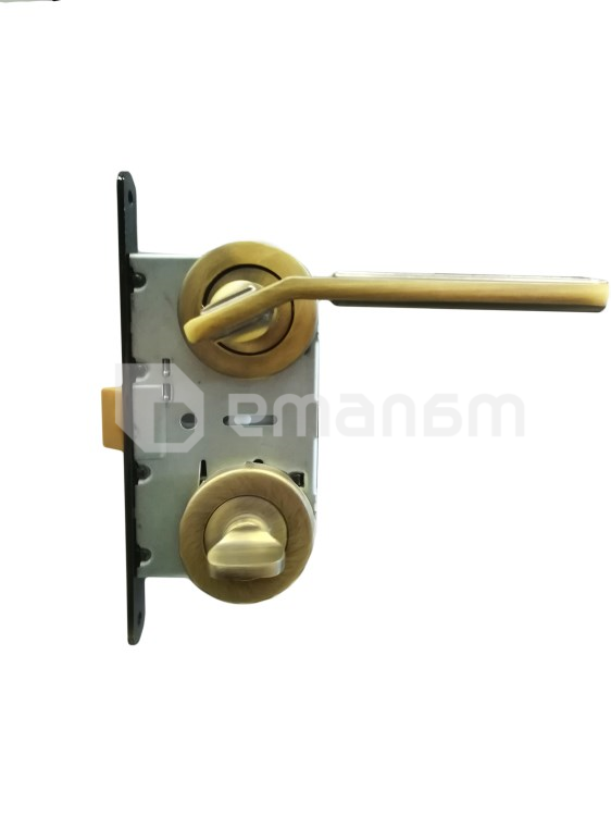 კომპლექტი სახელური და ბრუნსაკეტი BT Group EFES AGB 70 მმ. ბრინჯაო