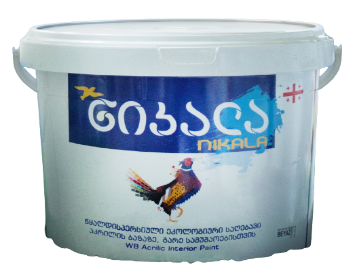 საღებავი "ნიკალა სტანდარტი" გარე სამუშაოებისთვის სილიკონიანი  6ლ-10კგ