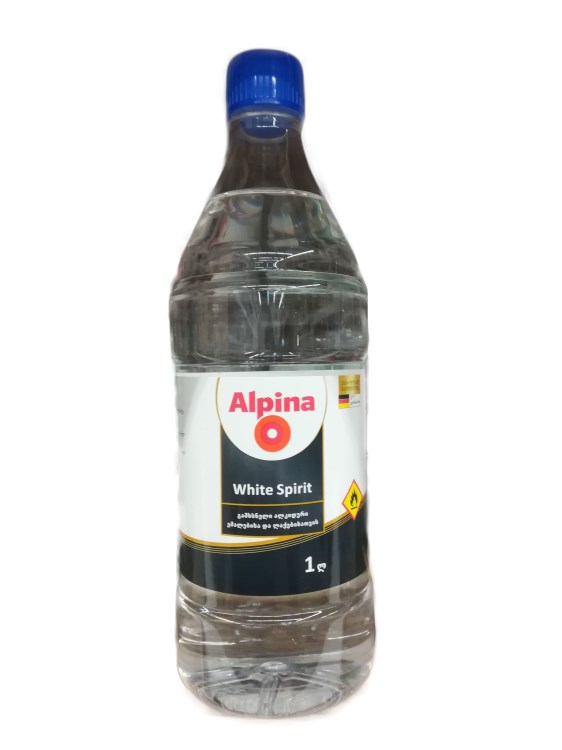 გამხსნელი ალკიდური Alpina White Spirit 1 ლ.