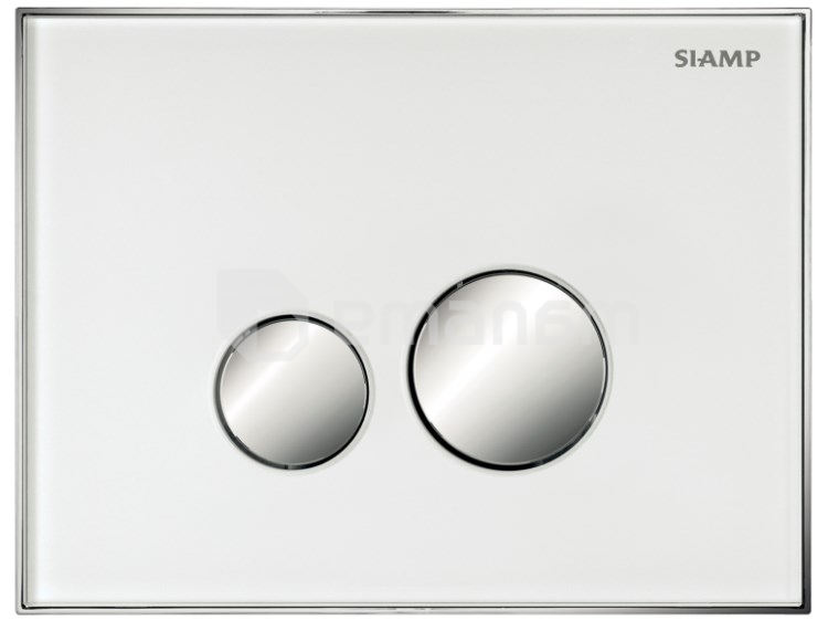 ღილაკი Siamp Reflet 360 White Intraslim+BCU 536