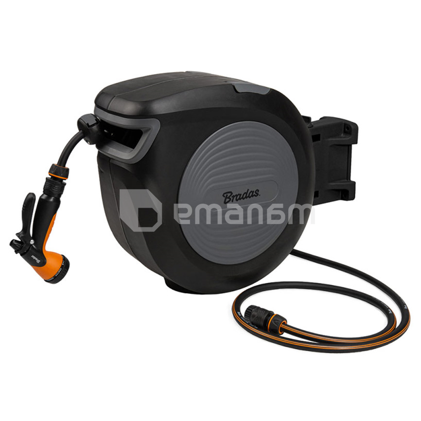 კოჭა ავტომატური შლანგით Bradas Black Line 1/2-30მ ECO-W1B30