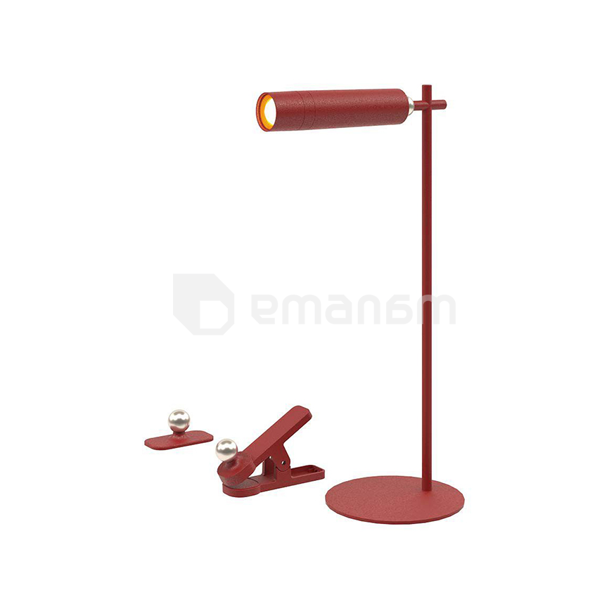 მაგიდის მაგნიტური სანათი V-TAC 3W წითელი ფერი 4000K 300Lm 23043