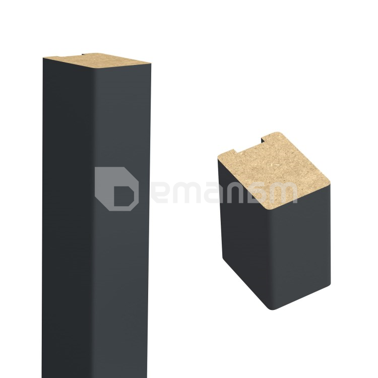 ლარტყა დეკორატიული Foge 280x3x4 სმ ანტრაციტი 6 ც