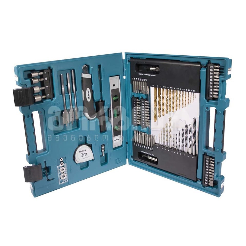 ბურღებისა და თავაკების  ნაკრები 104PC  D-31778