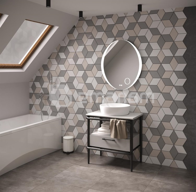 ტუმბო დასადგმელი ხელსაბანით Denko ROSE 75