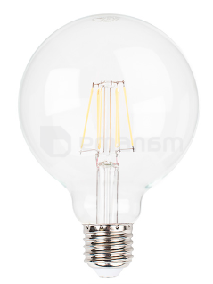 ნათურა New Light LED E27 8W 3000K G95 CL