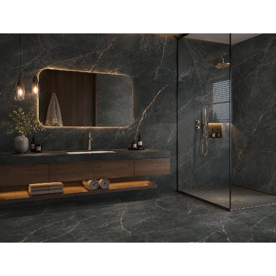 კერამოგრანიტი Vitacer Ceramicas MERAKI ANTHRACITE SAT RECT 1A 59.5x120 სმ