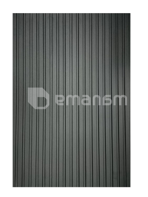 კედლის პანელი MDF Super Profil 12117 2800x117x12 მმ 0.3276 მ² შავი