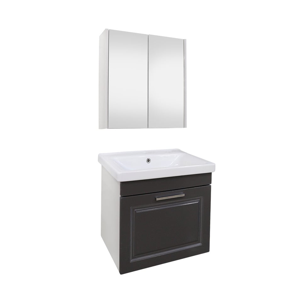 აბაზანის ავეჯის კომპლექტი SAHRA 60 სმ ANTRASIT