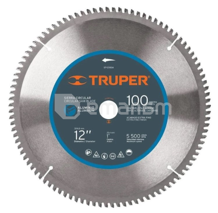 საჭრელი დისკი ალუმინის Truper ST-12100A 305 მმ