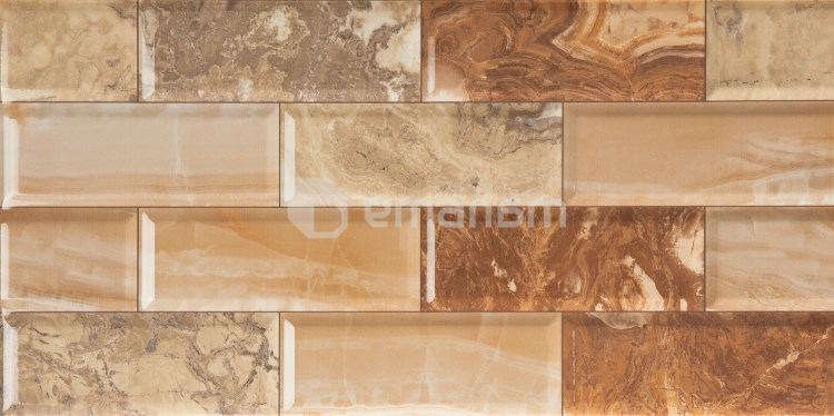 კაფელი Navarti N. Marblebrick Brown 250x500 მმ