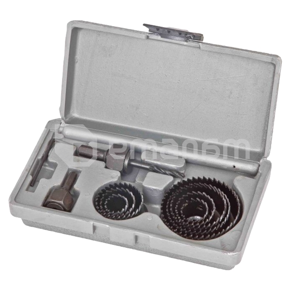 ნაკრები საბურღი გვირგვინების Raider 157707 19-64 მმ 11 ც