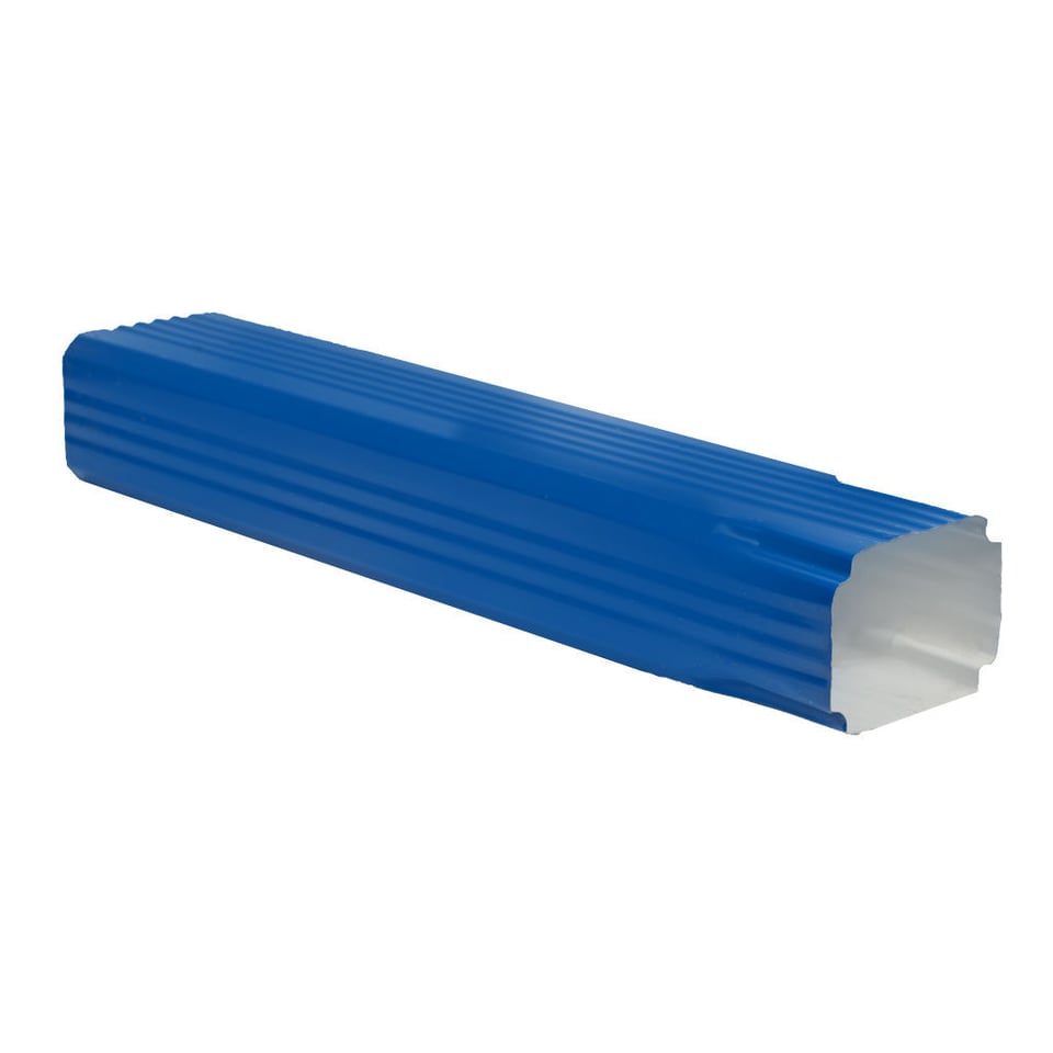 ოთხკუთხა წყალსაწრეტი მილი 0.50x350 RAL 5005 (2000 მმ.)