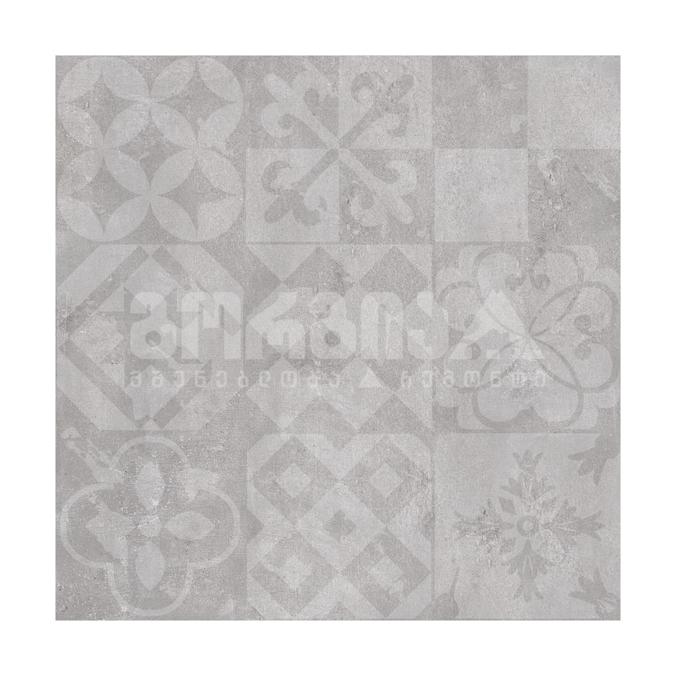მეტლახი Asos Grey Décor matt 60*60