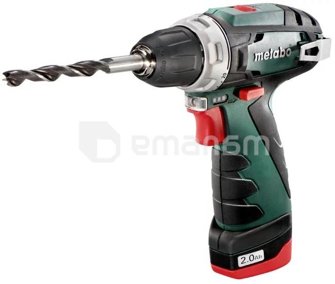 აკუმულატორის დრელი-სახრახნისი Metabo POWERMAXX BS BASIC SET 10.8V (600080880) + აქსესუარები