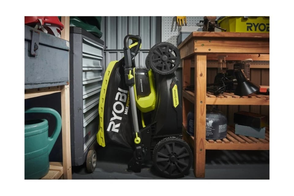 გაზონის საკრეჭი აკუმულატორის Ryobi RY36LMX46A-150