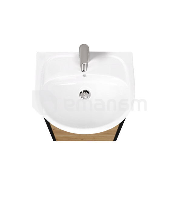 აბაზანის ტუმბო ხელსაბნით Dacota Craft 50 wood Solo 50 სმ