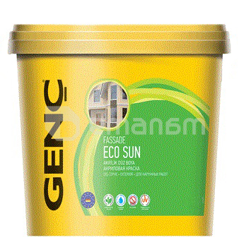 ფასადის საღებავი Gench Eco Sun 7.5 ლ