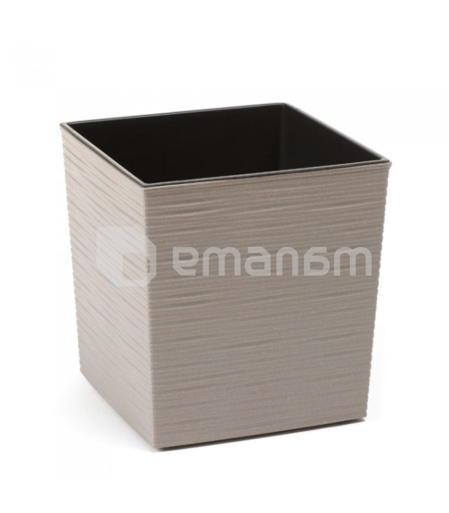 ქოთანი ყვავილის Lamela JUKA ECO 16,5ლ ნაცრისფერი