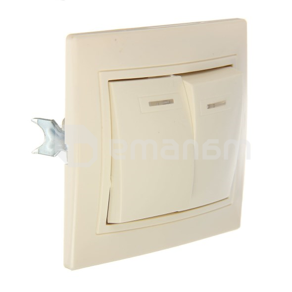 ჩამრთველი განათებით TDM 10 A 220 V
