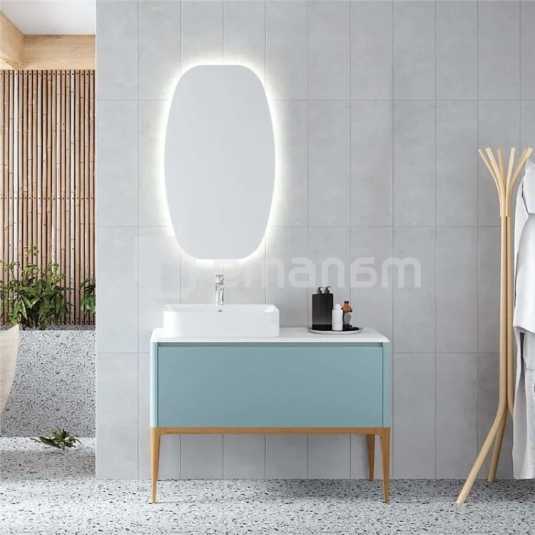 ტუმბო ხელსაბნით დასადგამი Denko Selanik 105 Turquoise Blue