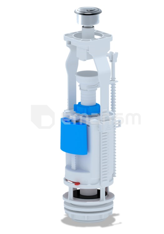 არმატურა ჩასაშვები ორმაგი ქრომირებული  ღილაკით ANI PLAST  WC7050CEU